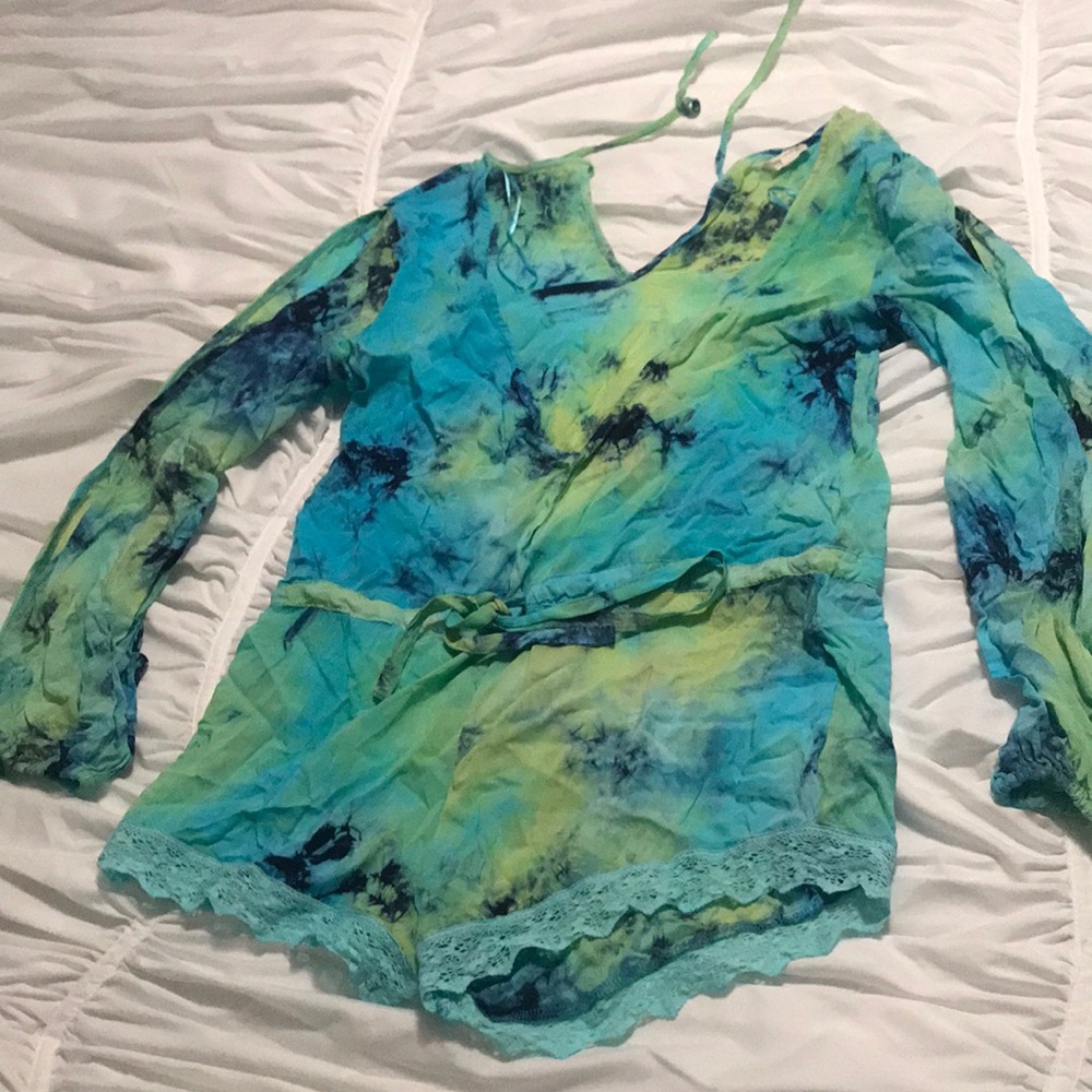 Tie dye romper